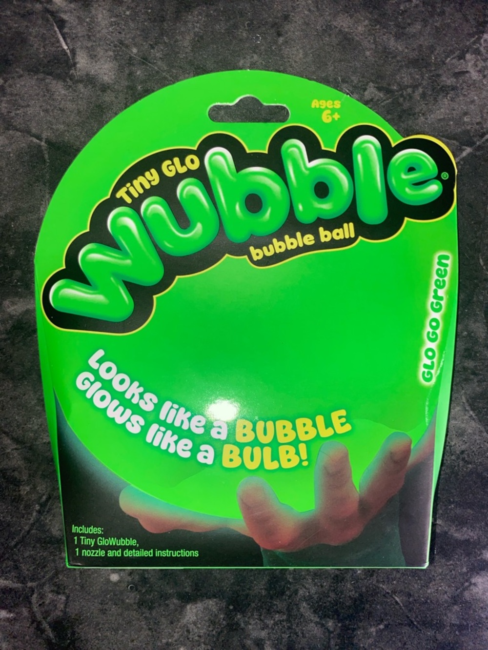 Tiny Glo Wubble Bubble Ball, Glo Go Green
